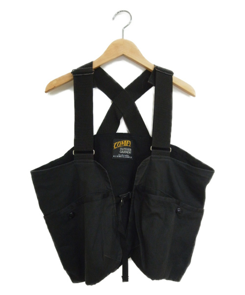 Comfy Outdoor Garment（コンフィーアウトドアガーメント）Comfy Outdoor Garment (コンフィーアウトドアガーメンツ) ハンンティングベスト ブラック サイズ:Sの古着・服飾アイテム