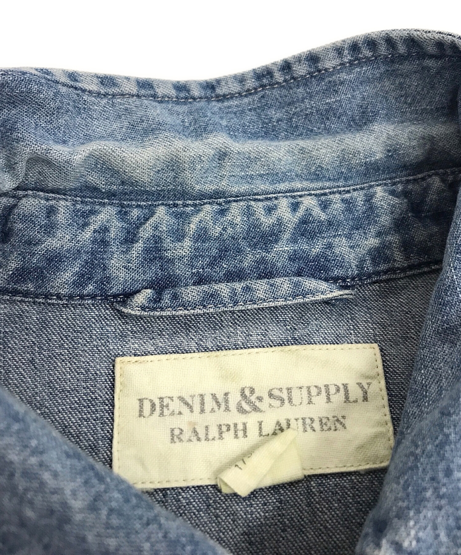 Denim & Supply Ralph Lauren (デニム＆サプライ ラルフローレン) デニムウエスタンシャツ インディゴ サイズ:M