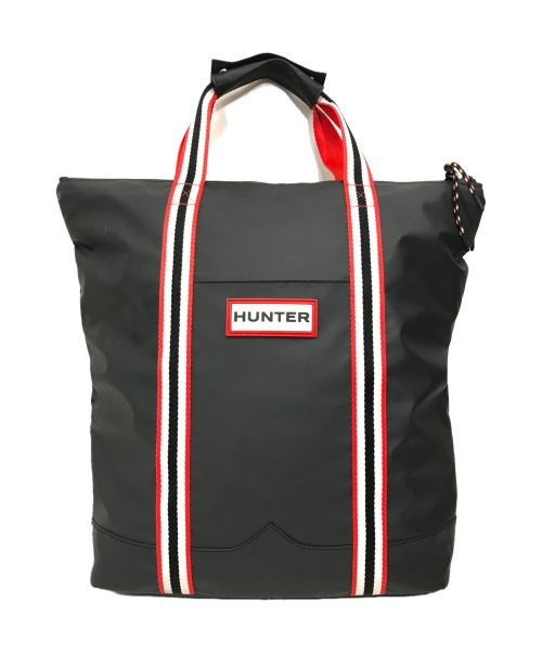 HUNTER（ハンター）HUNTER (ハンター) バックパック ブラック サイズ:下記参照 ORIG LHTWHT RUBRSD TWO WY TOTEの古着・服飾アイテム
