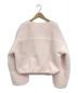 ALPHA (アルファ) ボアジャケット ホワイト×ピンク サイズ:M：4800円