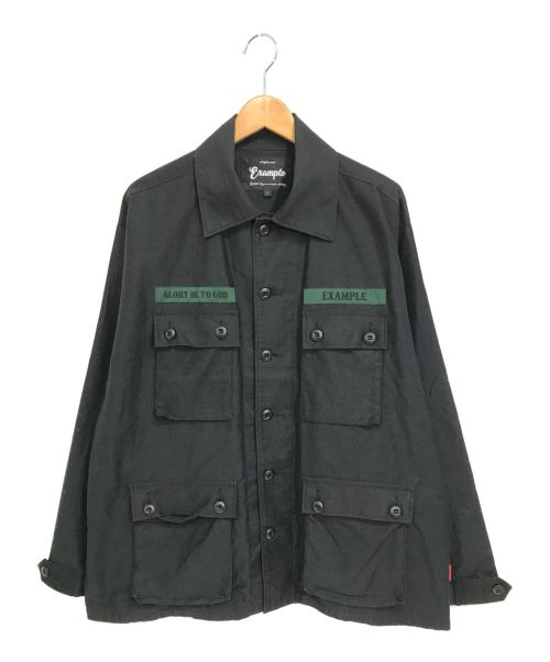 EXAMPLE（エグザンプル）EXAMPLE (エグザンプル) BDUジャケット ブラック サイズ:Lの古着・服飾アイテム