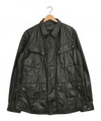BELSTAFF（ベルスタッフ）の古着「LEVISON Waxed Cotton-Blend Field Jacket」｜ブラック