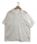 COMOLI（コモリ）の古着「ベタシャンオープンカラーシャツ」｜ホワイト