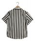 DIESEL (ディーゼル) オープンカラーシャツ ホワイト×ブラック サイズ:XS：3980円