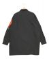 Yohji Yamamoto pour homme (ヨウジヤマモトプールオム) ダリア刺繍・橙入りブラウス ブラック サイズ:2：69800円