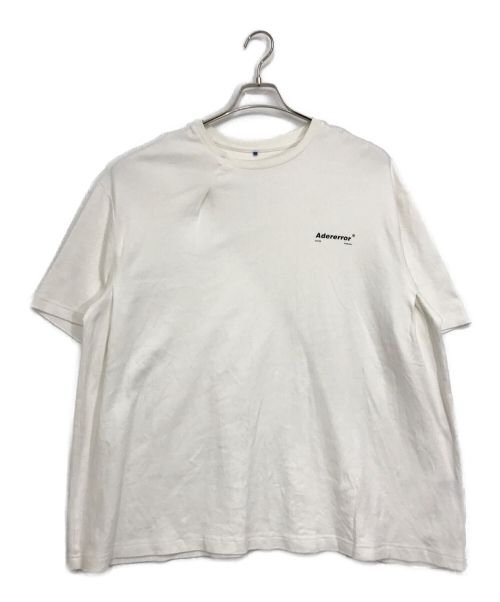 ADER error（アーダーエラー）ADER error (アーダーエラー) ビッグシルエットTシャツ ロゴTシャツ オーバーサイズ ストリート ホワイト サイズ:3の古着・服飾アイテム