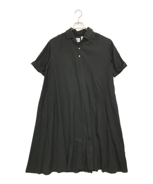 foufou（フーフー）foufou (フーフー) オープンカラードレス ブラックの古着・服飾アイテム