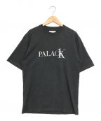 ck Calvin Klein×PALACEシーケーカルバンクライン×パレス）の古着「S/SプリントTシャツ」｜ブラック