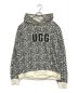 UGG（アグ）の古着「LOGO HOODIE SWEATSHIRT PRINT / ロゴフーディスウェットシャツプリント/ パーカー」｜ブラック