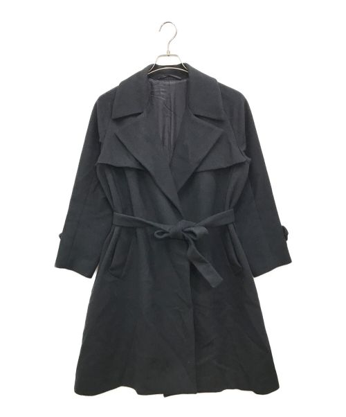 LE GLAZIK（ル グラジック）LE GLAZIK (ル グラジック) カシミヤ混コート ブラック サイズ:36の古着・服飾アイテム
