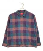 SUPREMEシュプリーム）の古着「チェックシャツ / 長袖シャツ / Plaid Flannel Shirt 21AW」｜パープル
