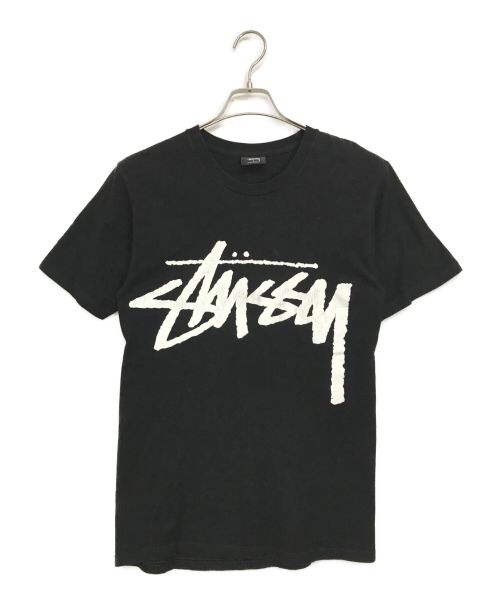stussy（ステューシー）stussy (ステューシー) プリントTシャツ ブラック サイズ:Sの古着・服飾アイテム