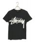 stussy（ステューシー）の古着「プリントTシャツ」｜ブラック