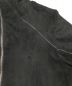 中古・古着 10 SEI 0 OTTO (ディエチセイゼロオット) ヌバックレザージャケット ブラック サイズ:Ｌ：9800円
