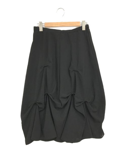 t.b（ティービー）t.b (ティービー) 変形スカート ブラック サイズ:40の古着・服飾アイテム