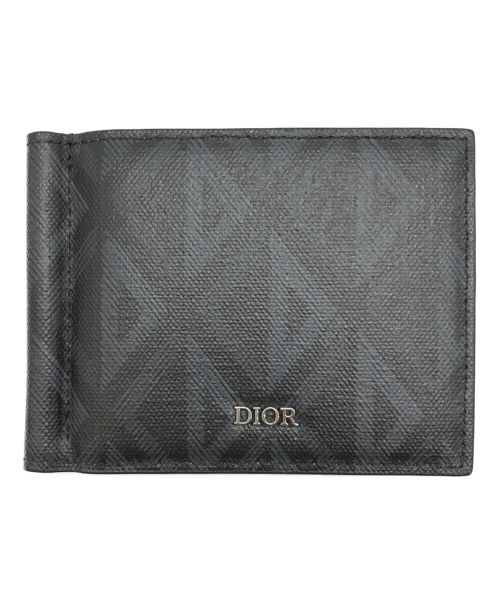 Dior（ディオール）Dior (ディオール) CDダイヤモンドウォレット ブラック サイズ:下記参照の古着・服飾アイテム