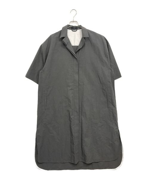 JOSEPH（ジョゼフ）JOSEPH (ジョゼフ) Drita Cotton Blend Shirt Dress グレー サイズ:36の古着・服飾アイテム
