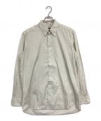RAF SIMONSラフシモンズ）の古着「Long Sleeve Shirt With Plastic Pocket」｜グリーン×ホワイト
