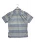 Patagonia (パタゴニア) rhythm 半袖ジップシャツ ブルー サイズ:Ｍ：6800円
