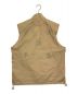 POP TRADING COMPANY (ポップトレーディングカンパニー) safari vest / サファリベスト ベージュ サイズ:Ｌ 未使用品：6800円
