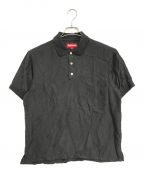 SUPREMEシュプリーム）の古着「Silk Polo / シルクポロ / 半袖シャツ」｜ブラック