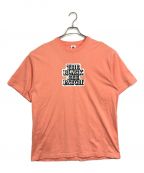 BlackEyePatchブラックアイパッチ）の古着「ビッグシルエットロゴプリントTシャツ / 半袖Ｔシャツ」｜ピンク