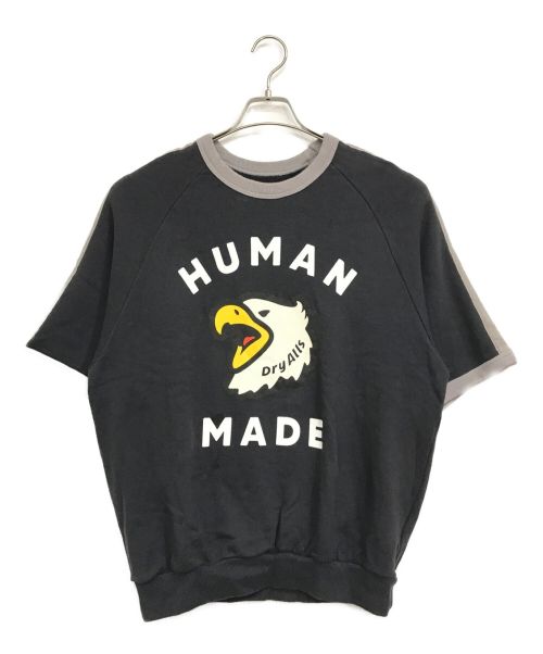HUMAN MADE（ヒューマンメイド）HUMAN MADE (ヒューマンメイド) Human Made S/S Sweatshirt ブラック サイズ:Ｌの古着・服飾アイテム