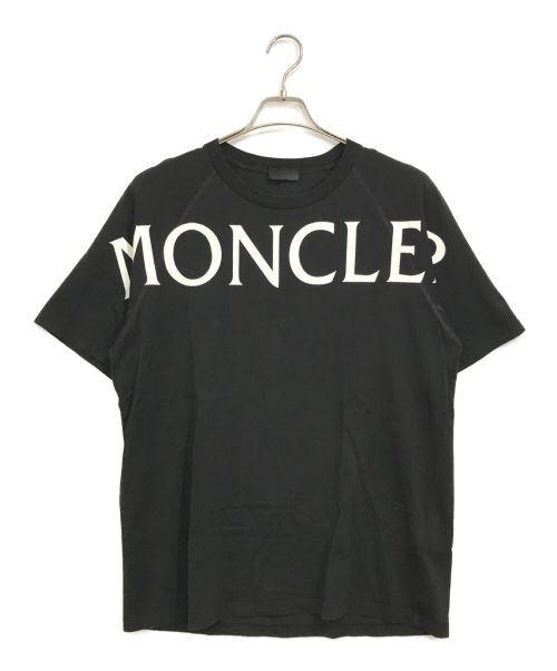 MONCLER（モンクレール）MONCLER (モンクレール) MAGLIA T-SHIRT / マリアＴシャツ / 半袖Ｔシャツ / 半袖カットソー / ロゴＴシャツ   ブラック サイズ:Ｌの古着・服飾アイテム