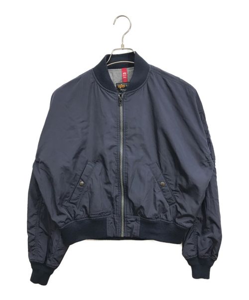 ALPHA（アルファ）ALPHA (アルファ) MA-1ジャケット ネイビー サイズ:Ｍ 未使用品の古着・服飾アイテム