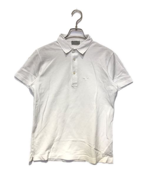 DIOR HOMME（ディオール オム）DIOR HOMME (ディオール オム) BEE刺繍ポロシャツ ホワイト サイズ:44（S相当）の古着・服飾アイテム