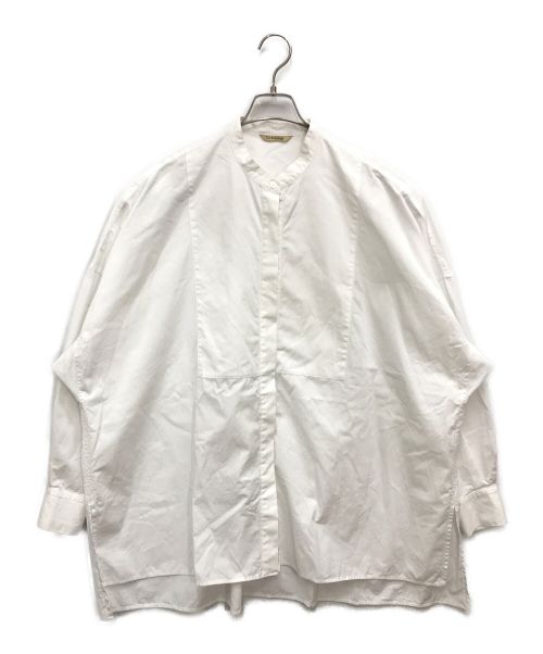 Curensology（カレンソロジー）Curensology (カレンソロジー) バンドカラーシャツ / 長袖シャツ ホワイト サイズ:FREEの古着・服飾アイテム