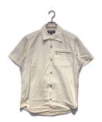 stussyステューシー）の古着「【OLD】90's半袖コーデュロイスナップシャツ」｜ホワイト