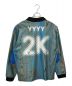 NIKE (ナイキ) OFFWHITE (オフホワイト) NRG JERSEY IMPERIAL BLUE / ロゴプリントジャージープルオーバー アームラバーロゴ 長袖Tシャツ ブルー サイズ:L：14800円