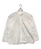 HOMME PLISSE ISSEY MIYAKEオムプリッセ イッセイ ミヤケ）の古着「スタンドカラーワイドシャツ」｜ホワイト
