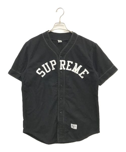 SUPREME（シュプリーム）SUPREME (シュプリーム) 10ss baseball jersey / ベースボールジャージー / 半袖シャツ ブラック サイズ:Ｍの古着・服飾アイテム