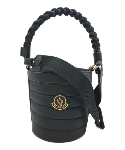 MONCLER（モンクレール）MONCLER (モンクレール) leather kaleah small bucket bag / レザーカレアスモールバケットバッグ /2WAYの古着・服飾アイテム