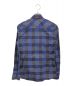 Vivienne Westwood man (ヴィヴィアン ウェストウッド マン) チェックシャツ　長袖シャツ ネイビー サイズ:44（S相当）：7000円