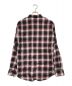 DSQUARED2 (ディースクエアード) CHECK LINEN RELAXED DAN Shirt レッド×グレー サイズ:46（M相当）：9800円
