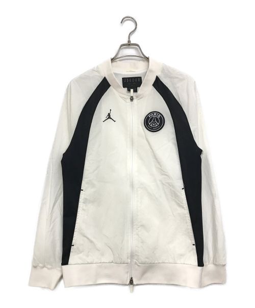 JORDAN（ジョーダン）JORDAN (ジョーダン) PARIS SAINT GERMAN (パリ サンジェルマン) PSG AJ1 Jacket ホワイト サイズ:Ｓの古着・服飾アイテム