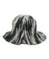 PERVERZE (パーバーズ) バケットハット/チューリップハット/Stripe Yarn Hat ブラック×グリーン サイズ:FREE：5800円