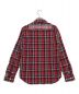 GOOD ENOUGH (グッドイナフ) チェックシャツ check shirt レッド サイズ:S：3980円
