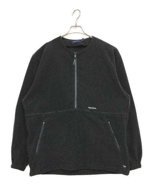NAUTICA（ノーティカ）NAUTICA (ノーティカ) ハーフジップフリースジャケット ブラック サイズ:Mの古着・服飾アイテム