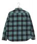 POST O'ALLS (ポストオーバーオールズ) フランネルシャツ グリーン×ブラック サイズ:L：7800円