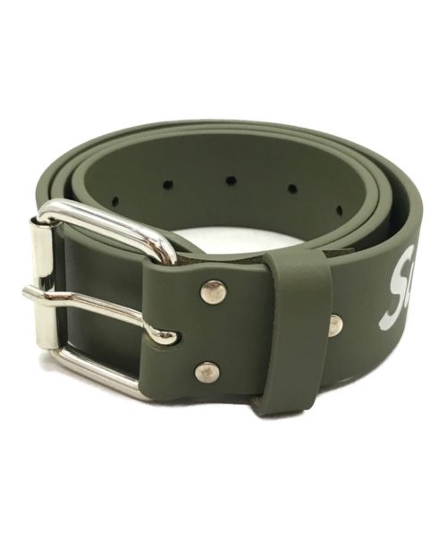 SUPREME（シュプリーム）SUPREME (シュプリーム) Repeat Leather Belt　22SS カーキ サイズ:下記参照の古着・服飾アイテム