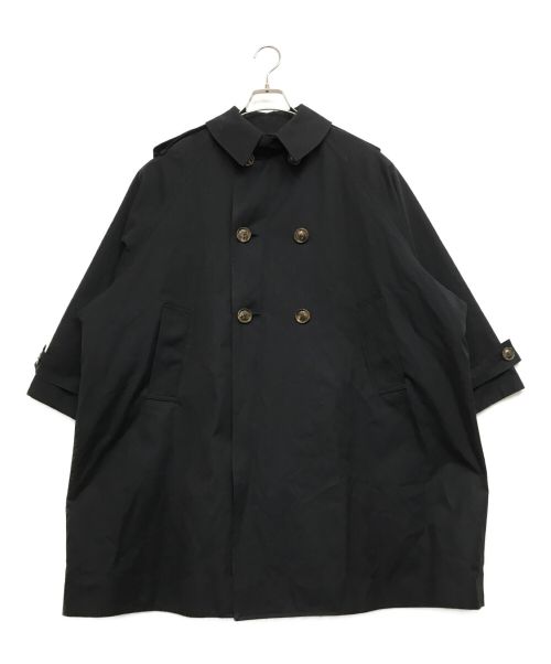 ticca（ティッカ）ticca (ティッカ) オーバーサイズワイドトレンチコート  oversized wide trench coat ネイビー サイズ:1の古着・服飾アイテム