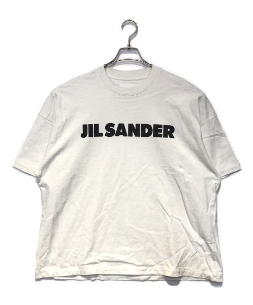 JIL SANDER（ジルサンダー）JIL SANDER (ジルサンダー) ロゴTシャツ ホワイト サイズ:Lの古着・服飾アイテム