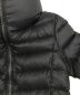 中古・古着 FERVOR (フェーバー) LISA ダウンジャケット ブラック サイズ:38：19800円