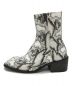 soerte (ソエルテ) Square toe leather boots ホワイト サイズ:41（26cm相当）：5000円