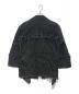DIESEL (ディーゼル) フリルレイヤードデニムジャケット ブラック サイズ:XXS：12000円