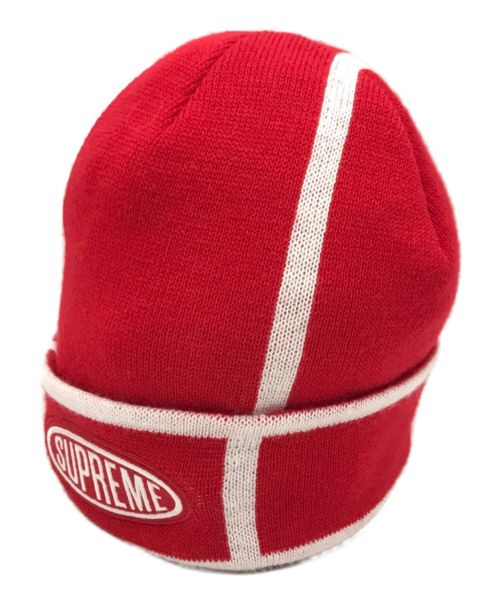 SUPREME（シュプリーム）SUPREME (シュプリーム) 21FW  ニット帽 レッドの古着・服飾アイテム